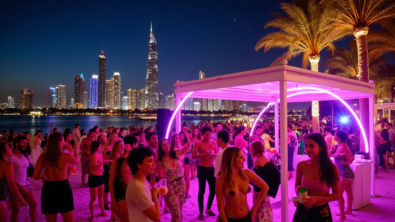 Barasti Beach Sparks Nightlife Magic